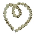 thumbnail image 2 of GUOOL 4-15 Pcs Perles Intercalaires Sculptées Turquoise Blanc 13x10mm, 2 of 9