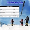 thumbnail image 3 of Foldable Shock Absorption Trekking Poles Ultralight Hiking Stick For Camping Mountaineering, 3 of 7