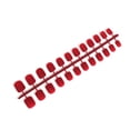 thumbnail image 3 of Vogacara 24 piezas de uñas postizas de ataúd esmerilado DIY exquisito estilo francés novela agraciada personalidad uñas acrílicas para amantes de la Juegos de manicura 27 rojo cereza Vogacara CE011411-27, 3 of 5