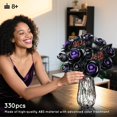 thumbnail image 2 of Set de construcción HOGOKIDS, ramo de flores con 15 rosas negras, 330 unidades, 2 of 9