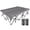 Oversize Grey(padded)-double, variant on Oversize Grey(padded)-double 2 Person Extra Wide Heavy Duty Portable Cot for Indoor Outdoor Office Camping