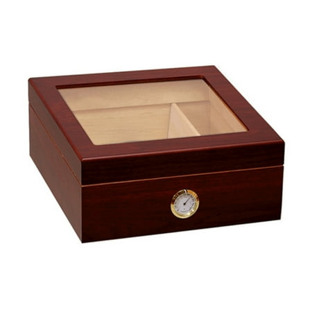 - Prestige Import Group Chalet Glass Top Humidor
