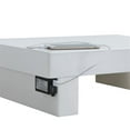 thumbnail image 5 of Furniture of America Krister Contemporary Wood Nightstand with USB Post in White, 5 of 6