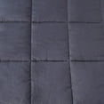 thumbnail image 7 of KASENTEX All Season Weighted Blanket 100% Premium Breathable Cotton with Advanced Glass Beads, Corner Loops. Hypoallergenic, Mid-Weight 15 lb, DARK GREY 60x80", 7 of 7