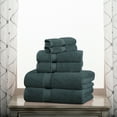 thumbnail image 3 of Premium Egyptian Cotton Highly Absorbent Assorted 6-Piece Plush Towel Set - 30" x 55", 20" x 30", 13" x 13", 3 of 9