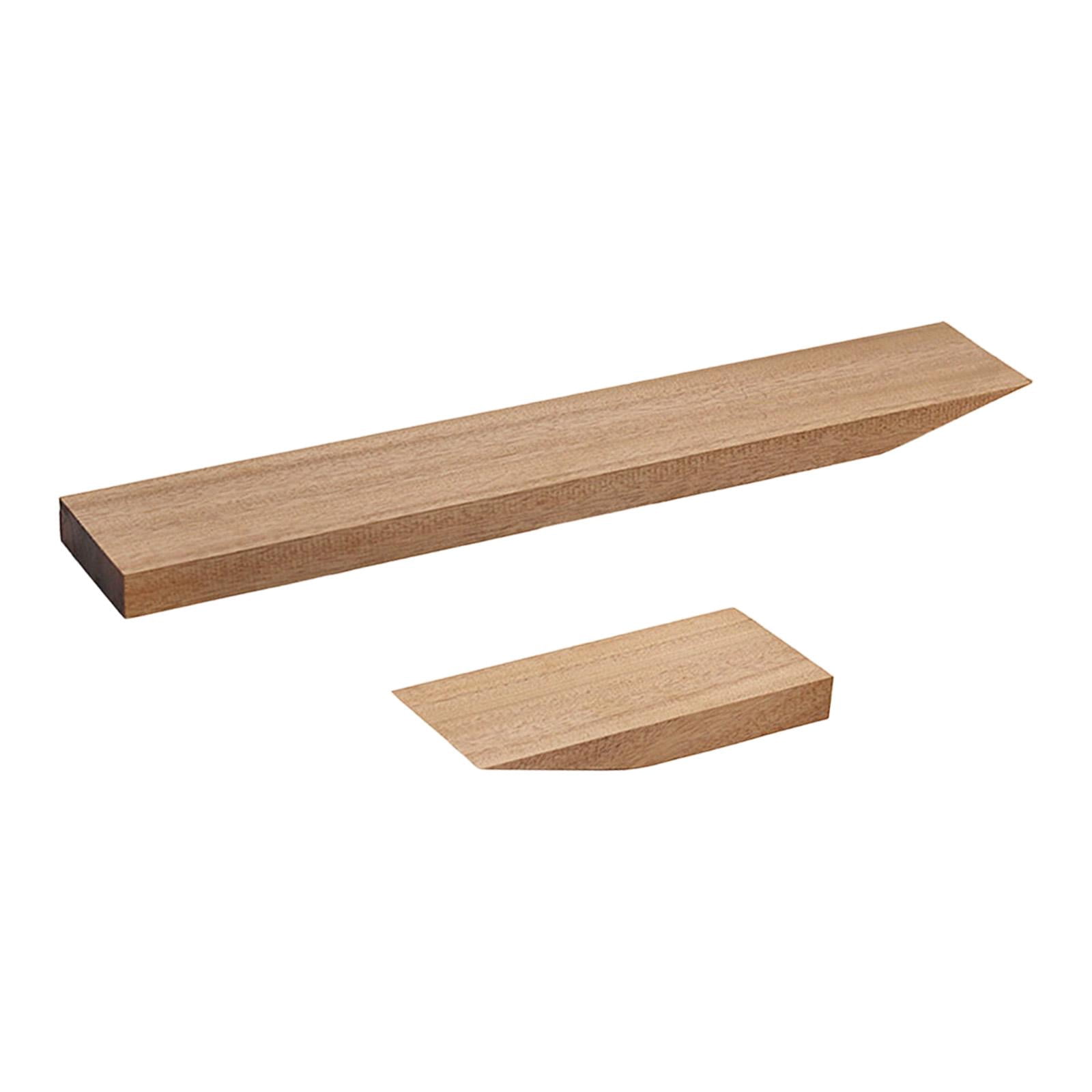 Dualoai 2PCS Wood Guitar Neck Blank Unfinished Acoustic Electric Guitar Replacement for