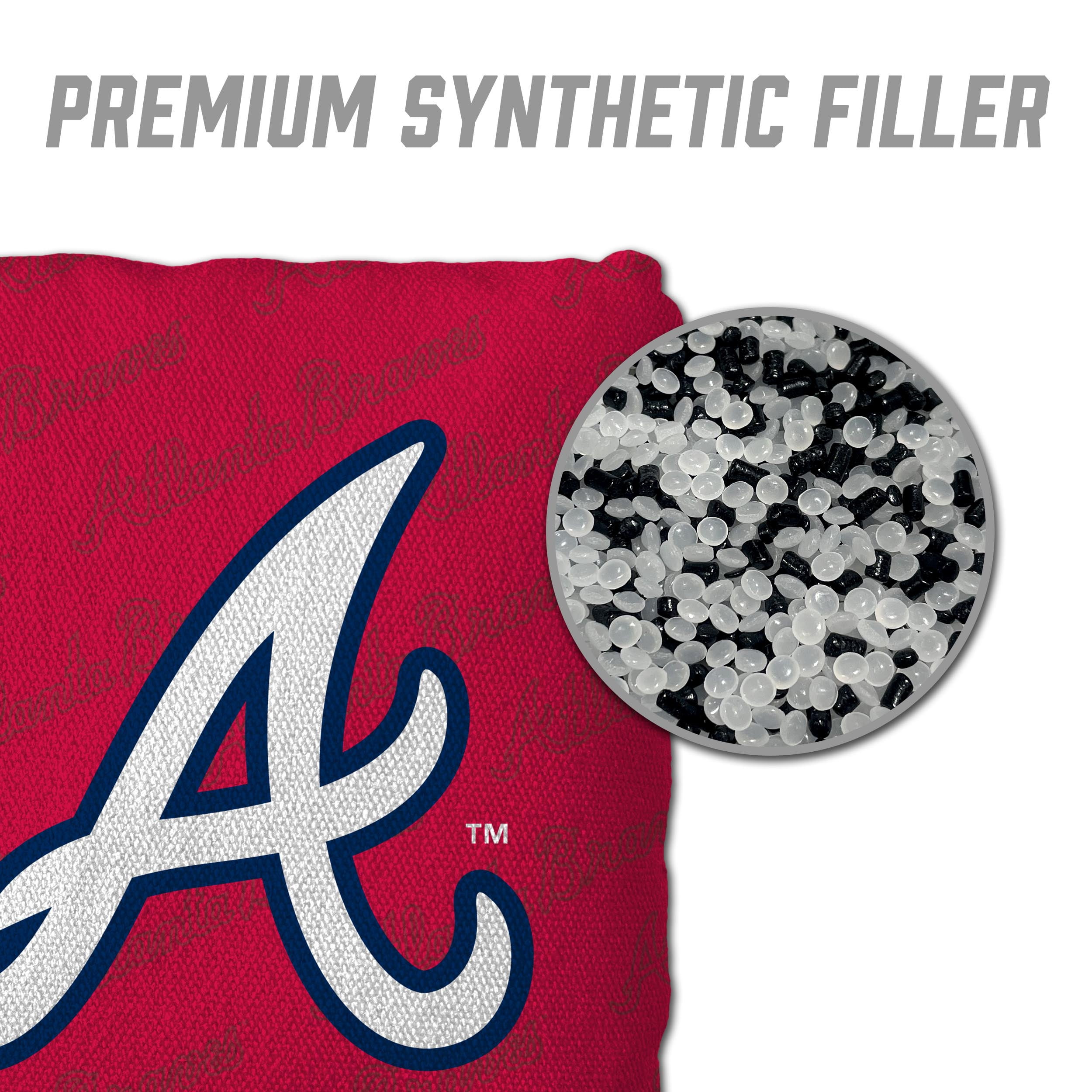 MLB Atlanta Braves Cornhole Bags - 4PK - Red