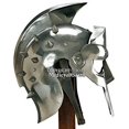 thumbnail image 3 of Medieval Gears Brand Wearable Roman Gladiator Spiked Helmet 18g Steel Medievall Renaissance Costume, 3 of 5
