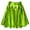 Green, variant on Women's Glossy Pleated Skater Skirt Shiny Metallic Ruffle Skirts Cocktail Party Dance Clubwear Green S