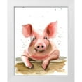 thumbnail image 1 of Shefranov, Olga 12x14 White Modern Wood Framed Museum Art Print Titled - Piglet, 1 of 4