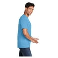 thumbnail image 3 of Port & Company Men's Core Cotton Classic Comfort and Relabeling Casual T-Shirts Aquatic Blue Small, 3 of 5