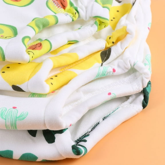 ELAYARD 4pcs Reusable Training Pants Fabric Breathable Assorted Color for Infants