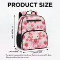 thumbnail image 7 of Uorisanigo School Backpack for Preschoolers, Breathable Strawberry Axolotl Casual Bookbag with Adjustable Shoulder Straps, Large Capacity Lightweight for Camping, 7 of 7