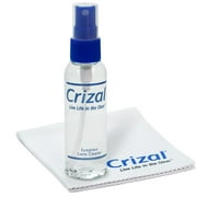 Crizal Eye Glasses Lens Cleaner Spray And Microfiber Cleaning Cloth for Anti Reflective Lenses - 1 Pack