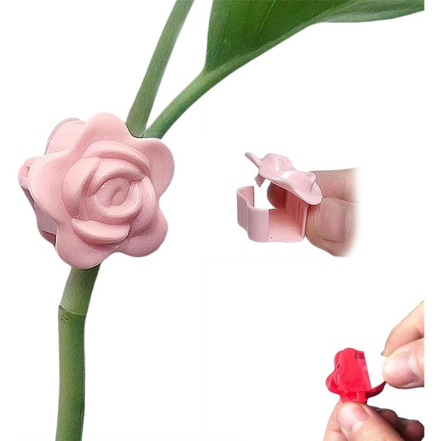 Plant Climbing Wall Clips, 2025 New Plant Climbing Wall Fixture Clips with Self-Adhesive Wire Fixing Vine, Plant Support Clips for Indoor Home Garden Decor