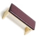 thumbnail image 4 of Japanese Style Nail Arm Rest Soft PU Leather Double Layer Wood Manicure Hand Pillow Table Cushion Deep Coffee, 4 of 5