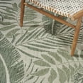 thumbnail image 5 of Nourison Garden Oasis Indoor/Outdoor Ivory Green 4' x 6' Area Rug (4x6), 5 of 9