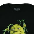 thumbnail image 6 of Dreamworks Shrek T-Shirt Men's Lightning Logo Design Adult Short Sleeve Top, 6 of 6