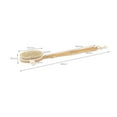 thumbnail image 2 of Natural Bristles Back Scrubber Shower Brush With Detachable Long Wooden Handle D, 2 of 7