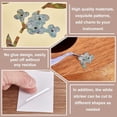 thumbnail image 4 of Flower Inlay Sticker Fret Markers 2 Set Fret Markers Fretboard Inlay Adhesive Stickers Guitar Fretboard Inlay Adhesive Stickers for 6 Strings Guitars Bass Electric Guitars, 4 of 6