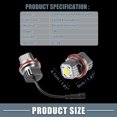 thumbnail image 4 of Ofertas únicas 1 par de bombillas LED de ojo de ángel 80W 6000K bombillas de faros blancos para BMW E83 X3 2006-2007, 4 of 8