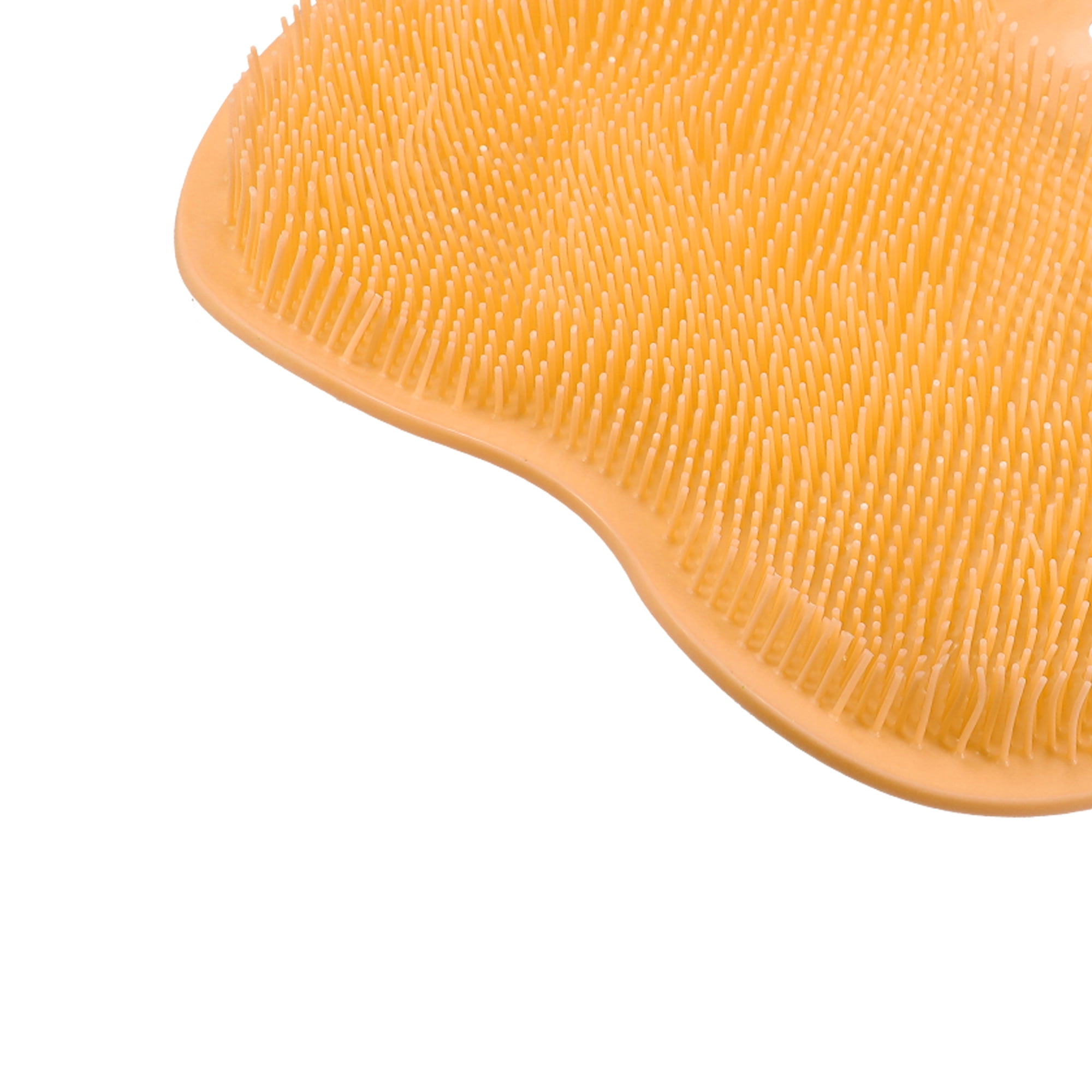 Unique Bargains Foot Clean Massager Scrubber with Suction Cups 11.81"x9.84" Orange