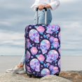 thumbnail image 7 of Zufioo crystal Skull flower Print Luggage Case Protective Cover, Zippered Anti-scratch Luggage Case Cover, Suitable for Travel, Business, Unisex-Large, 7 of 7