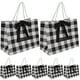 thumbnail image 1 of 10 bolsas a cuadros con asas para comprar dulces, cumpleaños, bodas, regalos de fiesta, bolsas de papel a cuadros, bolsas para guardar dulces para fiestas, 1 of 7