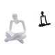 thumbnail image 1 of Figura de pensador abstracto,Estatua de pensador abstracto,decoración para el hogar,Figura de escritorio,Escultura abstracta de pensador para decoración de oficina y hogar.,Figura decorativa, 1 of 8
