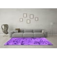thumbnail image 3 of Ahgly Company Indoor Rectangle Abstract Purple Modern Area Rugs, 8' x 12', 3 of 4