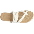 thumbnail image 2 of B.O.C. Womens Solid Alisha Sandals 8 White, 2 of 6