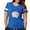 Royal Blue, variant on - Ace Hearts Flush T Shirt - Womens Football Shirt