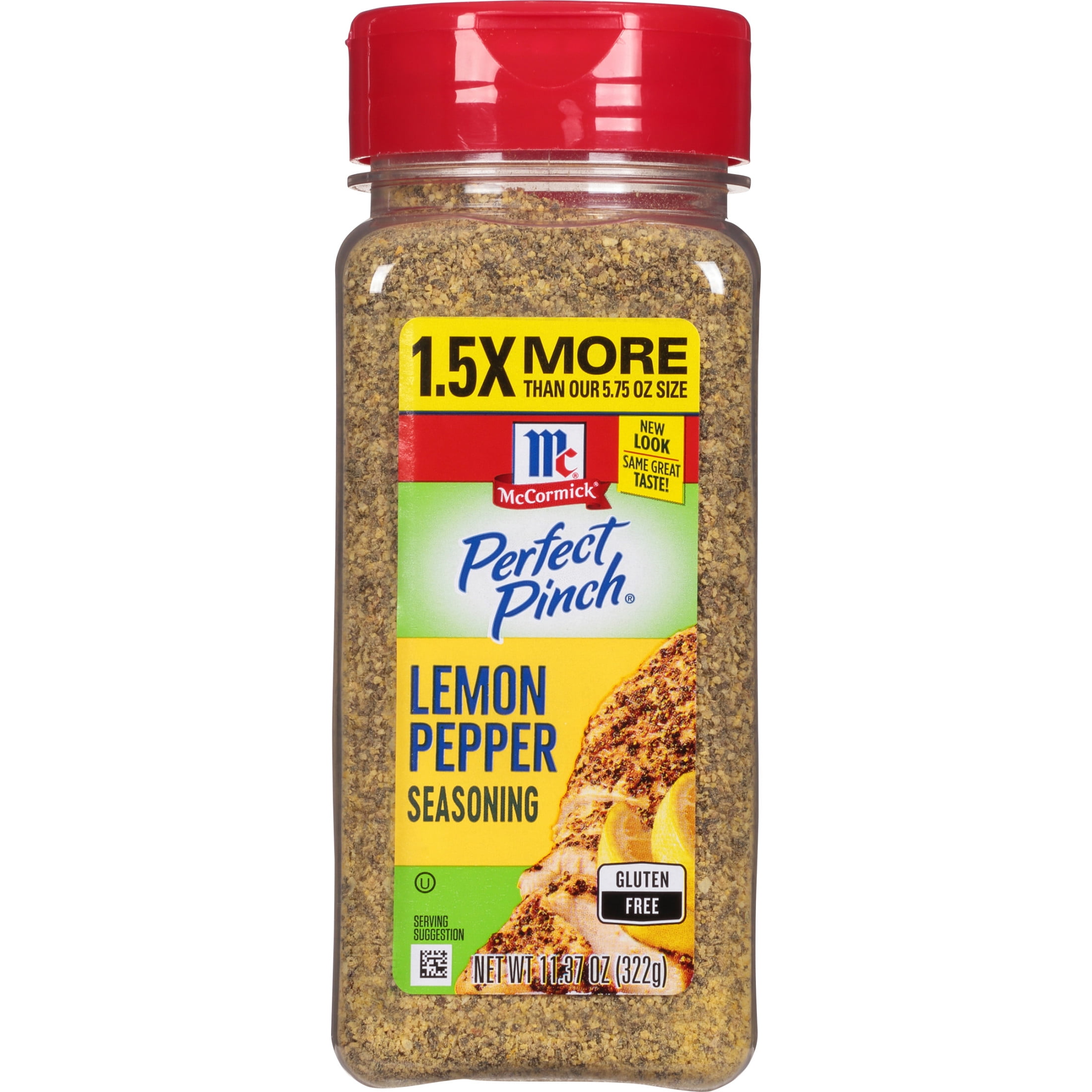 (6 pack) McCormick Lemon & Pepper Seasoning, 11.37 oz Bottle