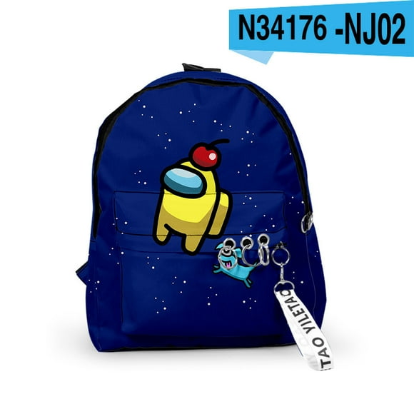 Nouveaux Sacs à Dos Mignons Among Us pour Garçons Imperméables 3D Dessin Animé Among Us Sac à Dos Scolaire Sac à Livres Among Us Imprimé Personnages Sac à Dos Sac à Bandoulière Camping Voyage Durable Sacs à Dos Étudiants-13