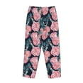 thumbnail image 5 of Daiia Rose Flowers Women's Sleep Pant with Pockets and Drawstring,Pajama Pants-Small, 5 of 9