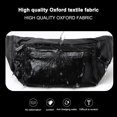 thumbnail image 4 of Hukapapa Bolso de hombro negro-Bolso de viaje de tela Oxford con cremallera bolso de pecho impermeable para hombre, 4 of 5