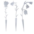 thumbnail image 3 of Paquete de 3 estacas de jardín de lirio de los valles, estacas de flores, decoración de macetas Blanco, 3 of 9