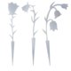 thumbnail image 3 of 3 estacas decorativas de metal para flores, para jardín Blanco, 3 of 8