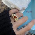 thumbnail image 4 of De Anillos De Dedo, Anillo De Diamante De Resina Retro, Anillo De Dedo De Resina Vintage Para Mujer, Regalo De Joyería Para Niña 4 Uds Kearding AP005513-00, 4 of 6