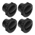 thumbnail image 4 of Dashboard Air Vent Deflector, 4PCS/Set Scratch  Dash AC Louver Universal Black Round  for RVs Buses Yachts, 4 of 8