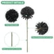 thumbnail image 2 of Uxcell 6 paquetes de flores de bola de crisantemo artificial de 11 pulgadas, ramos de crisantemo de seda para el hogar en negro, 2 of 6