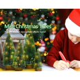 thumbnail image 1 of Árbol de Navidad con luces, 4 tamaños, decoración de mesa navideña, perfecto para decoraciones interiores navideñas, 1 of 5