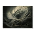 thumbnail image 3 of Designart "Tempestuous Dance Grey Storm III" Landscapes Print on Natural Pine Wood, 3 of 5