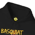 thumbnail image 2 of Jean-Michel Basquiat Portrait Urban Art Icon Hoodie, Black History Art love, 2 of 3