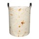 thumbnail image 1 of Balery Pita Tortilla Cesta de ropa redonda con asas, impermeable, independiente, para ropa, juguetes, dormitorio y familia-Small, 1 of 6