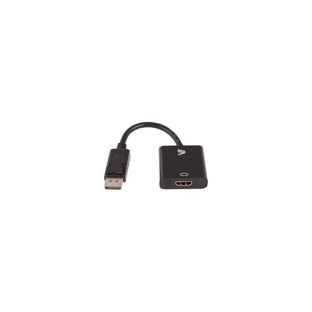 V7 CBLDPHD1N Displayport to HDMI Adapter Black M/F HD 1080P AV