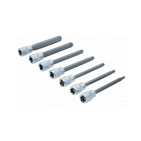 

BlueSpot 7 PCE 3/8 Extra Long Torx Socket Bit Set (T25-T60)