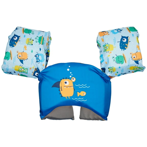 SwimWays Sea Squirts Swim Trainer Life Jacket (USCG Approved) - Blue
