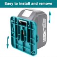 thumbnail image 3 of 10Pack Battery Storage Rack for 14.4V 18V Li-Ion Battery Tools, 3 of 5