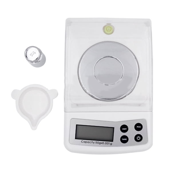 Báscula Electrónica para Joyas, Balanza de Miligramos, Balanza Electrónica para , Balanza Electrónica para Diamantes, Balanza Electrónica de Bolsillo con Pantalla LCD